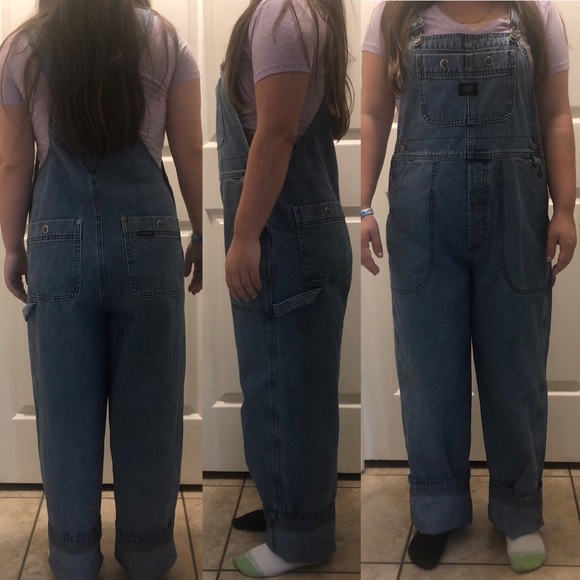 Vintage Harley Davidson overalls unisex S M L jean - Picture 6 of 8